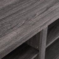 WE Furniture 58" Wood TV Stand Storage Console, Espresso N22