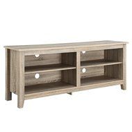 WE Furniture 58" Wood TV Stand Storage Console, Espresso N24