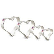 Ann Clark Heart Cookie Cutter Set - 4 Piece - 2 5/8", 3 1/4", 3 5/8", 4" - Tin Plated Steel