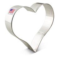 Ann Clark Heart Cookie Cutter Set - 4 Piece - 2 5/8", 3 1/4", 3 5/8", 4" - Tin Plated Steel N2