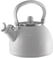 Calypso Basics 2-1/5 Quart Whistling Teakettle w/ Glass Lid, Turquoise N3