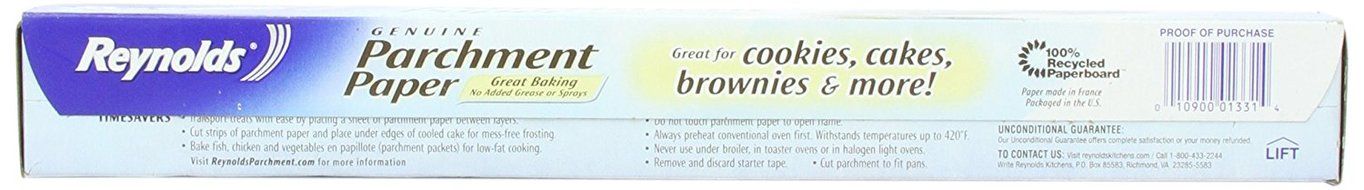Reynolds Parchment Baking Paper 30 Square Feet (Pack of 3) N2