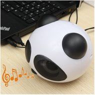 Apltch Panda Multimedia Portable USB 2.0 Mini Digital Square 3.5mm Wired Super Bass Stereo Speaker Subwoofer for... N5