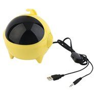 Apltch Panda Multimedia Portable USB 2.0 Mini Digital Square 3.5mm Wired Super Bass Stereo Speaker Subwoofer for... N7