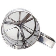 Vktech Mesh Flour Bolt Sifter Manual Sugar Icing Shaker Stainless Steel Cup Shape N2