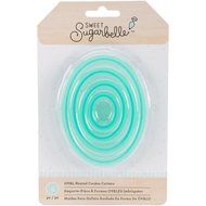 Sweet Sugarbelle - Nested Cookie Cutter Sets - Flower, Rectangle &amp; Oval - 12 Cutters Bundle N4