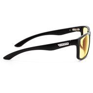 Gunnar Optiks INT-00101 Intercept Full Rim Advanced Video Gaming Glasses with Amber Lens Tint, Onyx Frame Finish N9