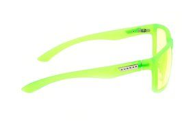 Gunnar Optiks INT-00101 Intercept Full Rim Advanced Video Gaming Glasses with Amber Lens Tint, Onyx Frame Finish N11