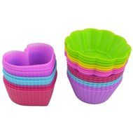 Yookat 24pack Silicone Baking Cups Muffin Cups Liners Molds Sets