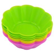 Yookat 24pack Silicone Baking Cups Muffin Cups Liners Molds Sets N4
