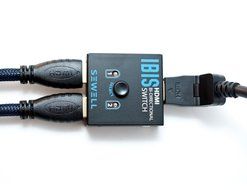 IBIS 2-port 4K HDMI Switch, Bi-directional (1x2 or 2x1), HDCP 1.x and 2.2, Dolby-TrueHD/DTS-HD 7.1 Surround, 3D... N6