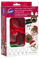 Wilton 2304-3400 10-Piece Christmas Make-a-Face Cookie Cutter Set