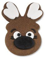 Wilton 2304-3400 10-Piece Christmas Make-a-Face Cookie Cutter Set N3