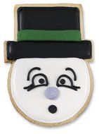 Wilton 2304-3400 10-Piece Christmas Make-a-Face Cookie Cutter Set N6