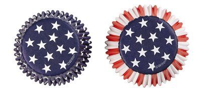 Wilton 415-2313 Patriotic Backing Cups, Standard, 75-Pack N2