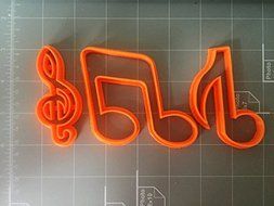 Music combination Note Cookie Cutters (Set of 3)