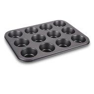 Finether 12 Cup Nonstick Muffin and Cupcake Mold Pan Tart Quiche Pan, FDA Standard N5