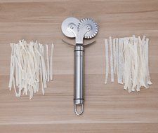 Pastry Wheel, X-Chef Stainless Steel Ravioli Cutter Double Edge Pizza Slicer for Kitchen Restaurant Office Christmas... N2