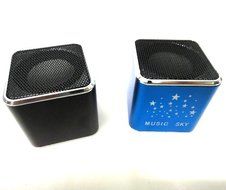 New Fashion Portable Mini Pocket Music Sky USB Speaker for Micro SD TF Card MP3 MP4 Player IPod PC Laptop mixed...