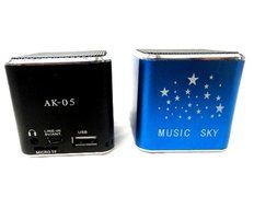 New Fashion Portable Mini Pocket Music Sky USB Speaker for Micro SD TF Card MP3 MP4 Player IPod PC Laptop mixed... N2