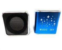 New Fashion Portable Mini Pocket Music Sky USB Speaker for Micro SD TF Card MP3 MP4 Player IPod PC Laptop mixed... N4