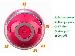 Wireless Bluetooth Speaker with Microphone for Hands Free Phone Call N4