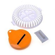 SODIAL(R) Plastic DIY Potato Chip Maker Vegtable Slicer Crisp Microwave New