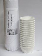 Mini Baking Cups, white 1-1/2 x 1&#039;&#039; = 3.5 appx. 500 pc. N2