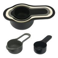 Mixing Bowl Set, MCIRCO Mixing Bowls Multi-color Nesting Bowl Set Large Plastic Bowl Colorful Measuring Cups Set... N12