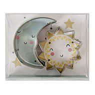 Meri Meri Moon &amp; Sun Cookie Cutters, Metal, Set of 2