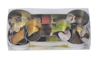 R &amp; M International Best Selling Set of 4 Classic Dog Bone Cookie Cutters Great For Homemade Treats and Crafts...