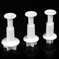 Joylive 3 Pcs Mini Star Fondant Plunger Cutter Cake Biscuit Cookies Decorating Tool Mold N5