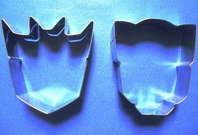 LAWMAN Transformer fondant pastry baking cookie cutter set N2