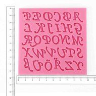 Silicone Mold With 30 Holes Inc. Letters &Auml; &Ouml; &Uuml; &szlig; Cutters Fondant Alphabet Wedding Cookies [version:x8.8] by DELIAWINTERFEL N3