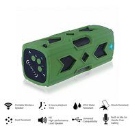 Wireless Bluetooth Hi-Fi Stereo Shock Proof Waterproof Speaker w/ 3.5mm Aux Input, Inbuilt Mic &amp; NFC Tag N2