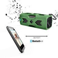 Wireless Bluetooth Hi-Fi Stereo Shock Proof Waterproof Speaker w/ 3.5mm Aux Input, Inbuilt Mic &amp; NFC Tag N4