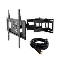 FLEXIMOUNTS A04 Full Motion Articulating TV Wall Mount Bracket for 32-65 Inch LED LCD HD 4K Plasma TV