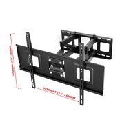 FLEXIMOUNTS A04 Full Motion Articulating TV Wall Mount Bracket for 32-65 Inch LED LCD HD 4K Plasma TV N2