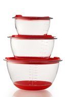 Sagler Set of 3 Mixing Bowls with lids N2