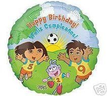 New Dora And Diego &quot;Happy Birthday&quot; Feliz Cumpleanos Mylar Balloon Party Supply Decoration -09870