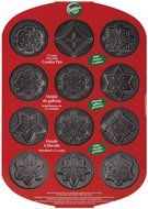 Non-Stick 12 Cavity Snowflakes Baking Sheet