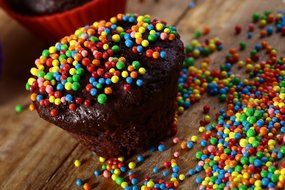 #1 Non Stick Silicone Cupcake Cups 24 Pack - Rainbow Bright Standard Silicone Reusable Heat Resistant Baking Cups... N4