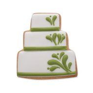 Wedding Cake Cookie and Fondant Cutter - Ann Clark - 4.1 Inches - US Tin Plated Steel N2