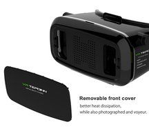 Tepoinn Second Version Virtual Reality Headset VR Goggle Box 3D Glasses for 3D Movies Video Games, Compatible... N14