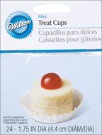 Wilton White Round Treat Cups, 24 Count