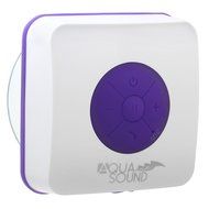 Aduro AquaSound WSP30 "Lifetime Warranty" Waterproof Shower Bluetooth Portable Speaker (Purple)