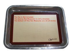Baking Mat Quarter Size - Non-Stick Silicone Baking Mat - Measures 8x11-3/4 Inches N2