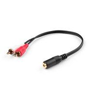 TNP 3.5mm to RCA Stereo Audio Cable Adapter - 3.5mm Female to Stereo RCA Male Bi-Directional AUX Auxiliary Male...