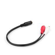 TNP 3.5mm to RCA Stereo Audio Cable Adapter - 3.5mm Female to Stereo RCA Male Bi-Directional AUX Auxiliary Male... N3