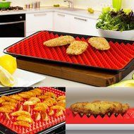 Akak Store Pyramid Design Non-Stick Silicone Healthy Cooking Baking Mat&#65292;16 Inches X 11.5 Inches N2